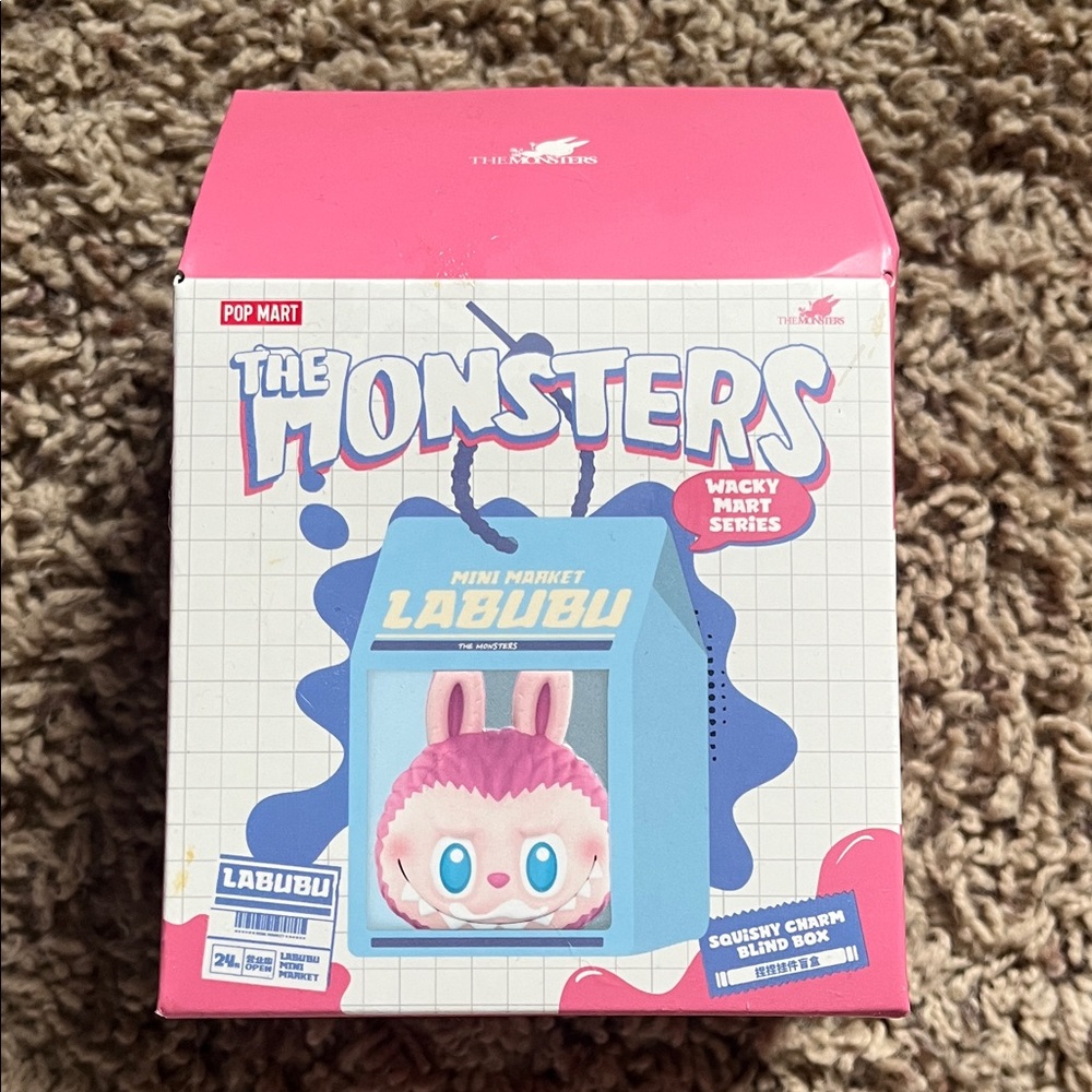 Pop Mart The Monsters Labubu Pink Stuffed Animal